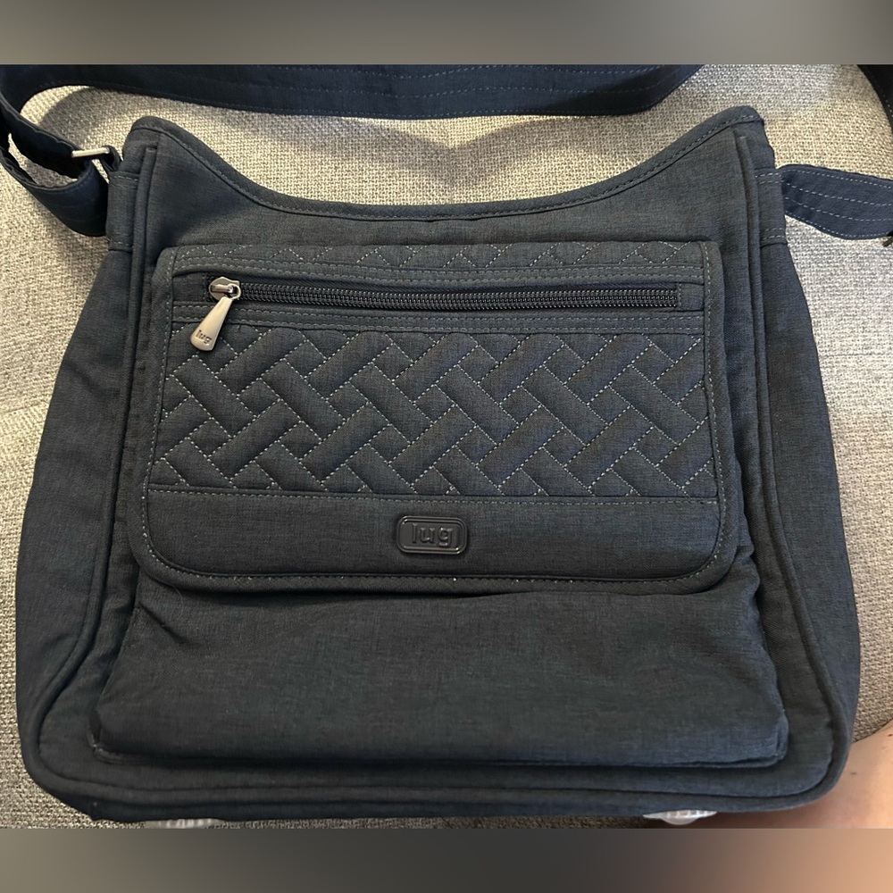 Lug Hopscotch Heather Indigo crossbody/shoulder bag